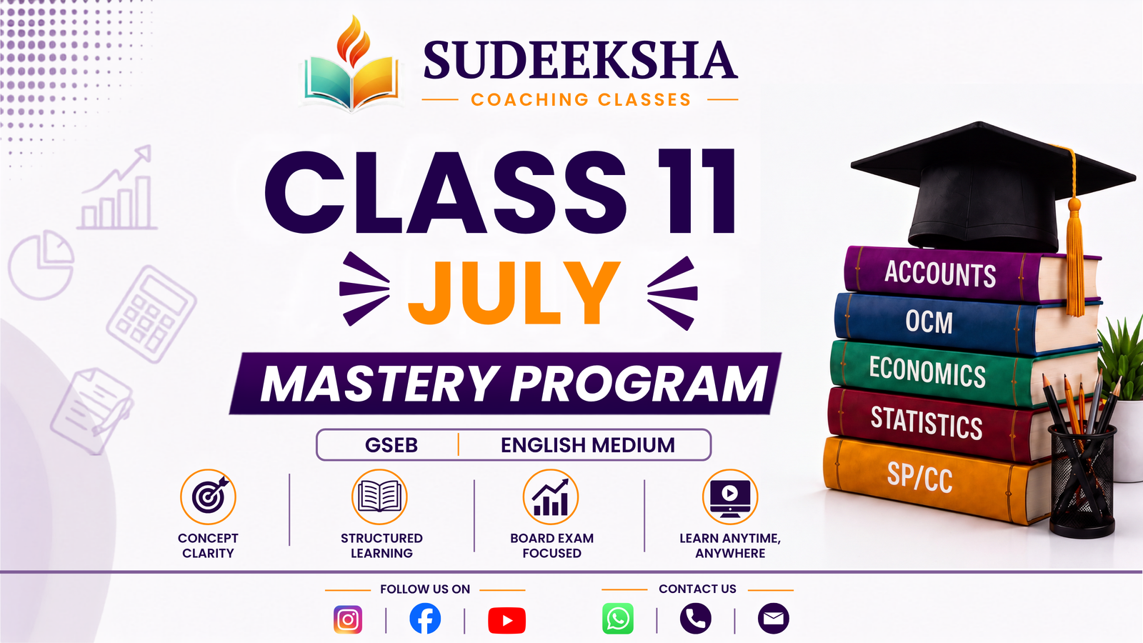 August Commerce Mastery Program | Class 11